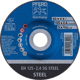 Pferd EH1252,4A30SSG A30SSG Cut-Off Wheel, Multi-Colour, 125 x 2.4 mm