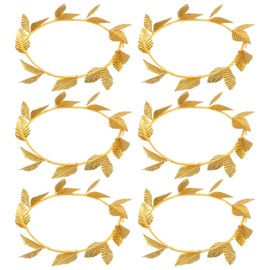 NAUZE Gold Leaf Headbands Roman Goddess Headband Greek Crown Headpiece Laurel Wreath Crown Toga Costume Accessories (6)