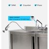 CWM Spray Valve with 45" Flexible Stainless Steel Hose, Pre