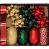 Design By Violet Traditional Wrap Bow and Ribbon Set Xmas