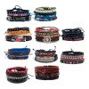 Veraly Pulsera Cuero Boho Vintage Multicapa Caballero Variedad