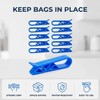 ​Plastic Kitchen Garbage Bin Clips, 10Pcs Anti-Slip Bag Holders for