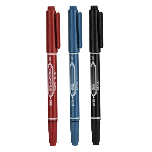 Tattoo Marker Pen 3PCS Waterproof Skin Marking Pencil Fine Point