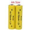 12 Packs AA Garden Ni-Cd Batteries 1.2V AA 700mAh Ni-Cd