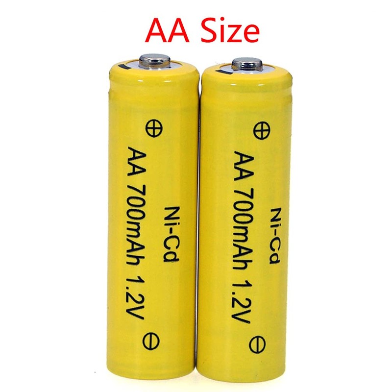 12 Packs AA Garden Ni-Cd Batteries 1.2V AA 700mAh Ni-Cd