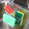 Sponge Holder, Sink Caddy Kitchen Brush Soap Dishwashing Liquid Drainer