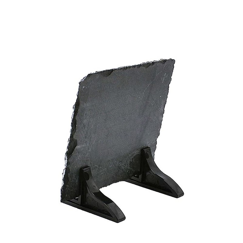 MR.R Sublimation Blank Square Rock Slate Photo Plaque Picture Frame,