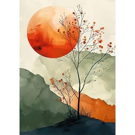 Auremi Landscape Diamond Art Kits for Adults Beginners,Full Drill Diamond Painting Kits 5D Round Diamonds Pictures Gem Art Painting Kits DIY Crafts Home Decor Gifts12x16 in