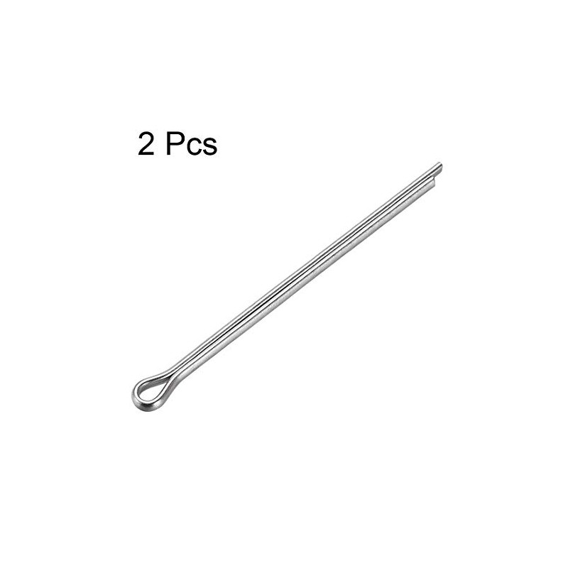 sourcing map Split Cotter Pin - 4mm x 70mm 304