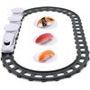Apettoey Sushi Train Rotating Table Food Train Battery Powered Electric