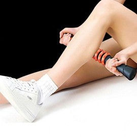 Massage stick to relax muscles after exercise Easy Ziva massage stick Yoga equipment Stretching bar tools blue