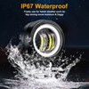 X-STYLE 20W Motorcycle Fog Lamp, 2 Colors, White + Blue,