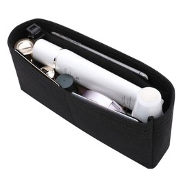 OAikor Felt Mini Purse Organizer Insert for GG Marmont Mini Matelasse Shoulder Bag and More, Mini Organizer Handbag Tote Liner Pouch for Women Inner Bladder Bag Storage Bag(Mini, Black)