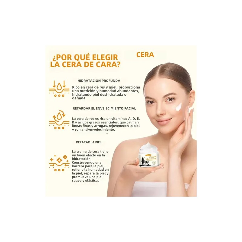 Crema Facial Corporal Cebo Res + Miel Hidrata Humecta Aclara