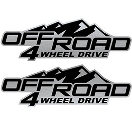 Vinylmark LLC 4x4 4WD Decals -2008 to 2014 Fits Chevy Colorado Truck Bed Blackout