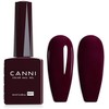 CANNI - Esmalte de uñas en gel rojo oscuro, 1