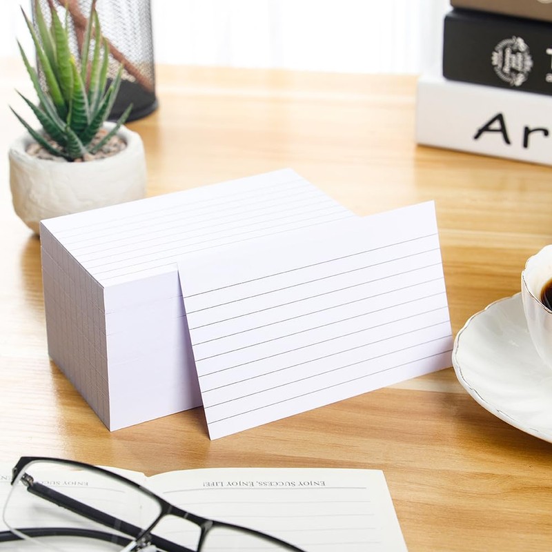 Index Cards White Study Cards, 240PCS Flash Cards 3x5 Both