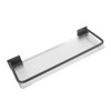 30cm Bathroom Wall Mounted Shelf Space Aluminum Acrylic Towel Rack