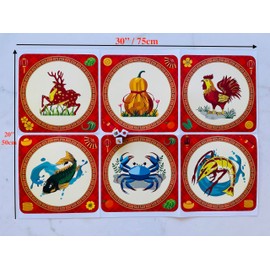 Gourd Crab Shrimp Fish Game/BAU Cua Ca Cop/Chuck A Luck_Klah Klok_BAU Ca Tom Cua Game