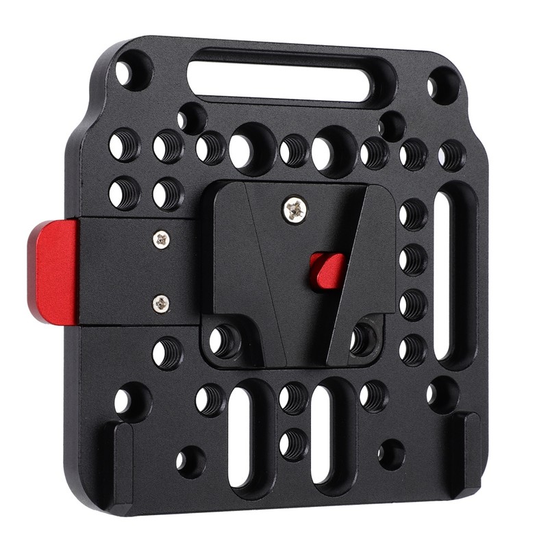 V Lock Assembly Quick Release External Battery Plate Camera Accessory