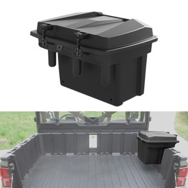 LitMiRaCle Removable Cargo Storage Box for Polaris Ranger XP 1000 900 570 500/General 1000 2013-2025 Accessories, 21L/5.5 Gal UTV Truck Bed Toolbox
