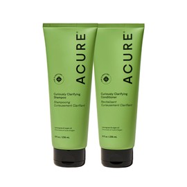 Acure  Shampoo y acondicionador para limpieza profunda  Fórmula suave sin SLS ni parabenos para uso diario
