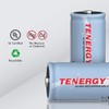 Tenergy 10000mAh NiMH D Battery, Rechargeable High Capacity D Size