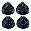 Self-Adhesive Furniture Caster Wheels – Stainless Steel 360° Swivel Rollers
