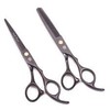 Kit Tijeras Profesionales Estilista Barbero Peluquero Purple Dragon 5.5 pulgadas