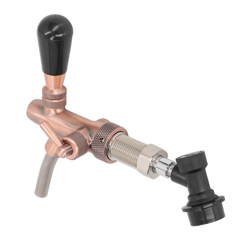G5/8 Beer Faucet Brass Stainless Steel Beer Tap Adjustable Beer