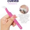 SIVOTE Lash Tweezers for Eyelash Extensions – Professional Stainless Steel
