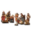 Christmas Nativity Figurine Set Traditional Scene 10 Piece Resin Set