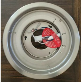 PARK Home Decorators Ashby Park 52" Brushed Nickel Ceiling Fan-Light Kit Pan