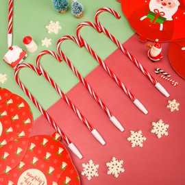 XNHIU 40 Pieces Christmas Pens Candy Cane Pen Novelty Christmas Pen (40)