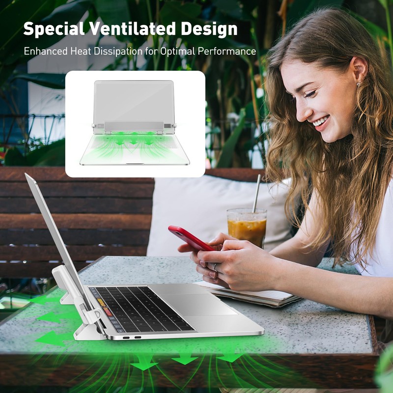 AboveTEK MacBook & Surface Laptop Locking Station with Combo Lock