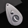 MINGZE Water Drop Shape Stainless Steel Cigar Cutter Super Sharp