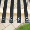 Baluster 1" x 1/2" Rectangular 32" Long, Powder Coated Black