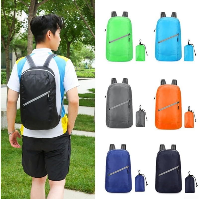 Mochila plegable de 30 l, ligera, plegable, para senderismo