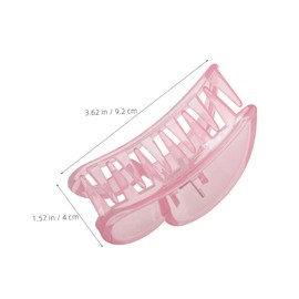 minkissy Cute Hair Clip Large Heart Claw Clip Holiday Hairpin for Women Bridal Headwear