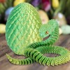 XehCaol 3D Printed Snake Movable Snake Fidget Toy 3D Snake