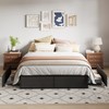 Allewie Platform Bed Frame with 2 Configurable Under-Bed Drawers,Full Size