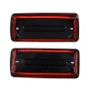 Ynei Smoked Tail Light Cover Black out Overlay Fits Mercedes