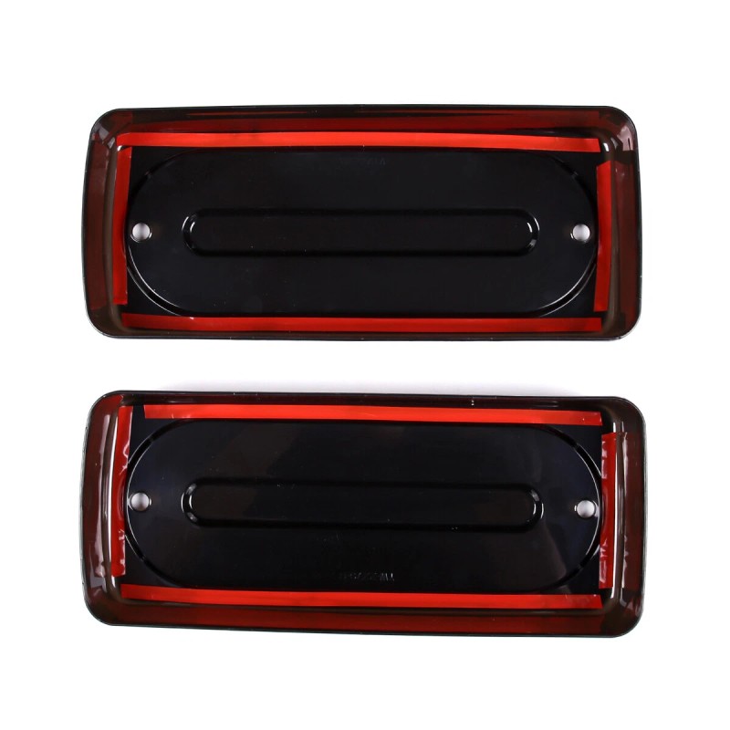 Ynei Smoked Tail Light Cover Black out Overlay Fits Mercedes