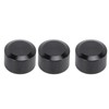 10PCS Motorcycle Head Bolt Cover Black Flat CNC Aluminum Engine