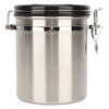 Airtight Stainless Steel Coffee Bean Container Coffee Canister Kitchen Food