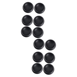 DOITOOL 12pcs Non-Slip Furniture Pads Felt Floor Protector Pads for Chairs Tables Desks Caster Covers Bed Wheel Stopper Material