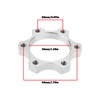 EMSea 8 Pieces 44 mm Bicycle Freewheel Thread Hubs Disc