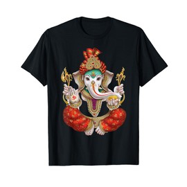 Ganesh Hindu Deity Lord Ganesha T-Shirt Black
