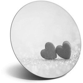 Destination Vinyl ltd Magnet for Refrigerator, Fridge BW - Cute Love Hearts Valentines Wife for Office, Cabinet and Whiteboard, Magnetic Stickers, 41369