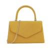 LeahWard Women's Clutch Bag Top Handle Wedding Suede Handbags 304